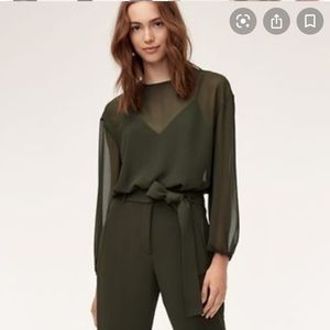 Wilfred Talmont Bodysuit - dark green